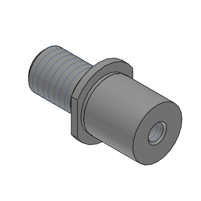 Arbres en porte-à-faux, type standard, longueur de filetage standard, type à fixation par boulon