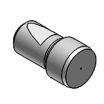 Locating Pins for Jigs - Precision Set Screw Short Type - Notch - No Shoulder Type - Tip Shape Selection - With Surface Treatment