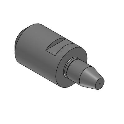 Locating Pins - Large / Small Head, Tapered - Set Screw - Set Screw Flat Shape