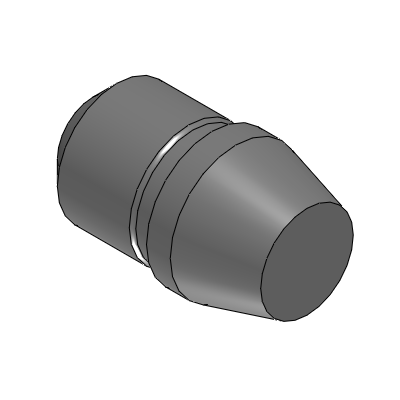Precision Cleaning Large Head Locating Pin - Aluminum, Round/Diamond Head, Tapered Tip, Straight Shank, P/L/B Configurable