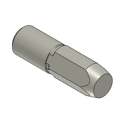 Precision Cleaning Locating Pins -Large HeadPlastic- Tapped Taper/P Dimension Configurable