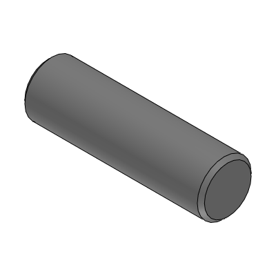 Precision Cleaning Small Diameter Locating Pins -Straight- L Dimension Selectable