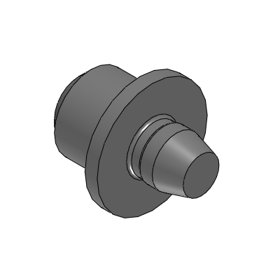 Precision Cleaning Locating Pins - Shouldered - Tapered - Shoulder Diameter and Thickness Configurable - Standard