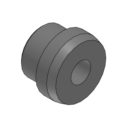 Precision Cleaning Locating Pins - Large Head Tapered Type - Bolt Fixing Compact Type