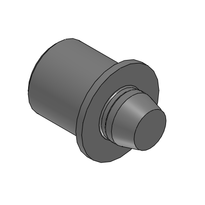 Precision Cleaning Locating Pins - Shouldered - Tapered - Shoulder Diameter and Thickness Configurable - Tapped