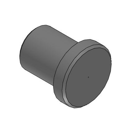 Precision Cleaning Locating Pins - Large Head Flat Type - Compatible with jogging - Female Thread