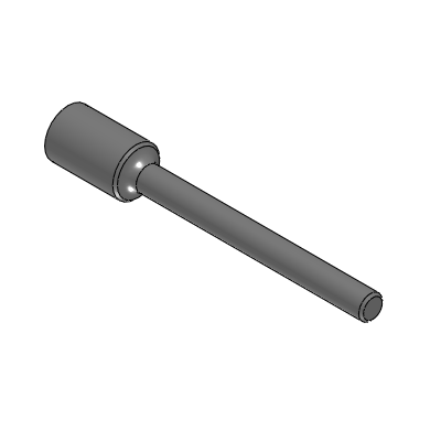 Precision Cleaning Small Diameter Locating Pins - High Hardness Stainless Steel - With Washer Type