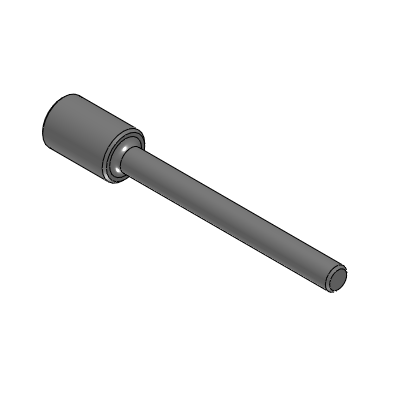 Precision Cleaning Small Diameter Locating Pins - With Washer Type - Flat - Tolerance Standard