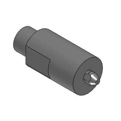Precision Cleaning Support Pins - Stepped - Tapped - Round