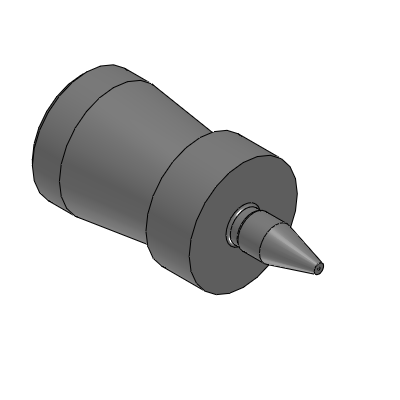 Precision Cleaning Locating Pins - Large / Small Head, Tapered - Set Screw - Circumference Groove Shape