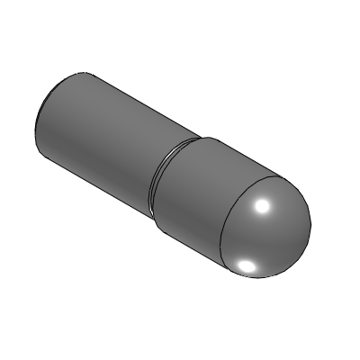 Precision Cleaning Locating Pins - Large Head Sphere Type - Female Thread - P Dimension Standard