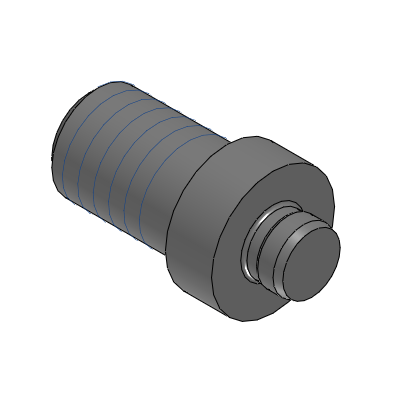 Precision Cleaning Locating Pins - Shouldered - Taper Angle, D and P Selectable Tolerance - Threaded