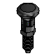 Economy Type Indexing Plungers Rest Position Type - Fine Thread