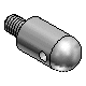 Rough Guide Pins - Threaded Sphere Type