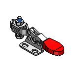 Toggle Clamps - Bottom Holder, Horizontal Handle Type, Standard Handle (Flange Base)