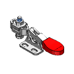Toggle Clamps - Bottom Holder, Horizontal Handle Type, Standard Handle (Straight Base)