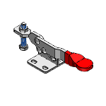 Toggle Clamps - Hold Down, Horizontal Handle (Flange Base)