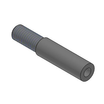 Precision Cleaning Stainless Steel Hollow Shafts - Threaded