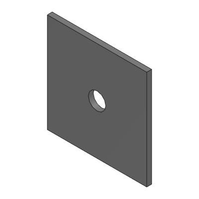Acrylic Resin Plates - A/B Side Holes Combination Type With Corner Holes -