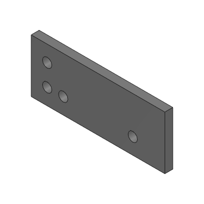 Acrylic Resin Plates - A/B Side Holes Combination Type Without Corner Holes -