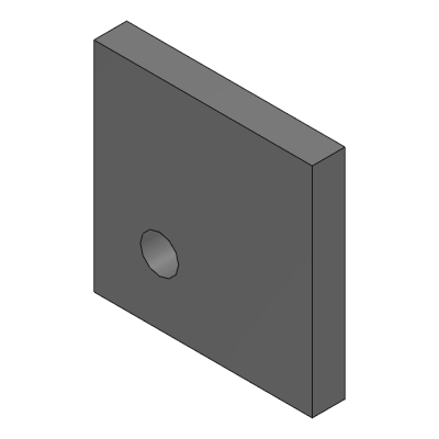Polycarbonate Plates - A/B Side Holes Combination Type With Corner Holes