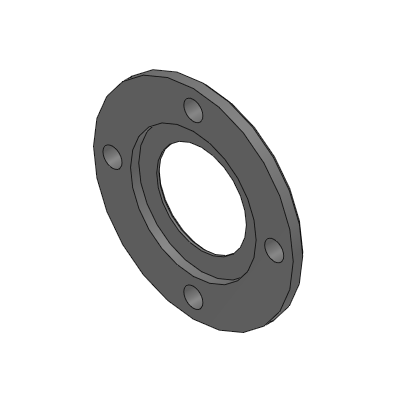 (Precision Cleaning) Flange / Flange Cover For Round Glass Plates - JIS Type