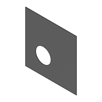 (Precision Cleaning) Square Shims - Holes Configurable