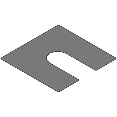 (Precision Cleaning) Square Shims - for Motor Bases