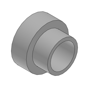 (Precision Cleaning) Shouldered Straight Spacers - Resin, Configurable Dimensions - Dimension Selectable Type