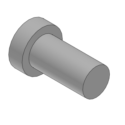 (Precision Cleaning) Shouldered Straight Spacers - Resin, Configurable Dimensions - Dimension Configurable Type