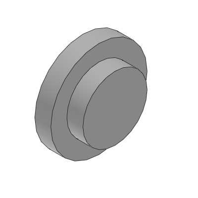 (Precision Cleaning) Shouldered Flat Spacers - Resin, Through Hole, Configurable Dimensions