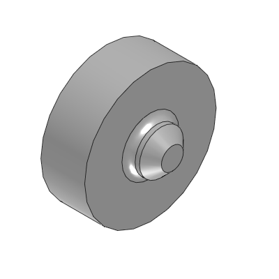 (Precision Cleaning) Shouldered Flat Spacers - Resin, Solid, Configurable Dimensions