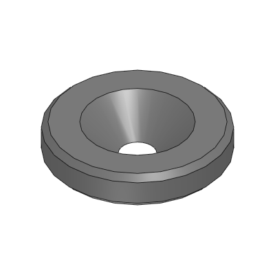 (Precision Cleaning) Countersunk Spacers - Configurable Dimensions
