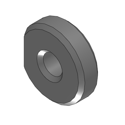 (Precision Cleaning) Flat Spacers - Selectable Bore Style, Configurable Dimensions