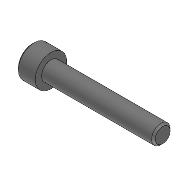 (Precision Cleaning) Hex Socket Cap Screw - M4 - M10, Coarse, Configurable Length, Partially Threaded