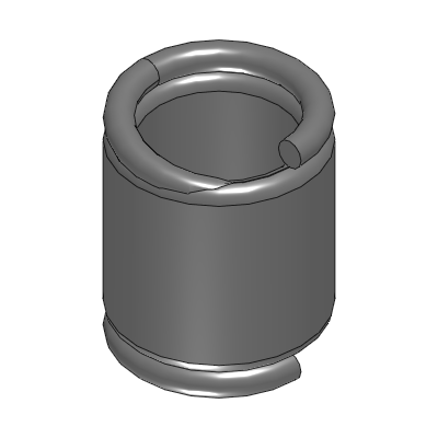 (Precision Cleaning) Economical Round Wire Springs - Outer Diameter Referenced Stainless Steel, Extra Heavy Load