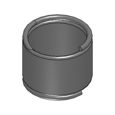 (Precision Cleaning) Round Wire Coil Springs, Defection O.D. Referenced, Stainless Steel, Light Load