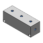 Blocs collecteurs-Hydraulique-Pas standard série BMIFL-Carré 60