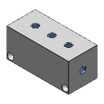 Blocs collecteurs-Hydraulique-Pas configurable série BMIFL-Carré 60