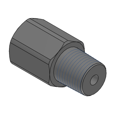 Extension Fittings -L Dimension Standard-Male, Female End
