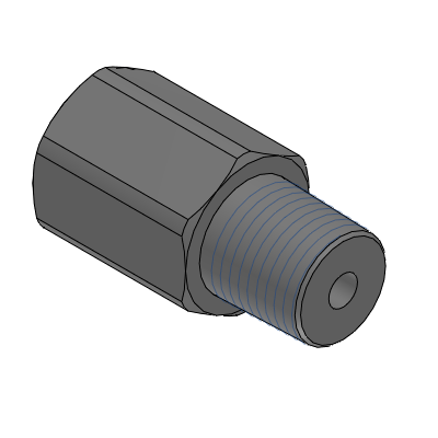 Extension Fittings -L Dimension Configurable-Male, Female End