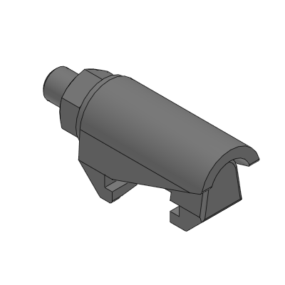 Vacuum Pipe Fitting, Crow Clamp, Double Type, ISO-MF Flange Fastening at Both Ends