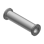 Both Sides Welded Vacuum Pipes -Both NW Flanged-