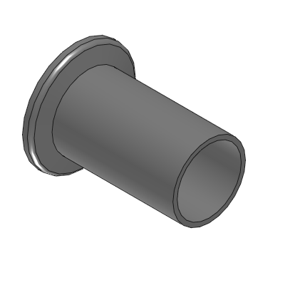 Vacuum Pipe Fitting NW Long Flange SUS316L