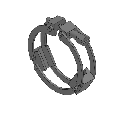 Vacuum Pipe Fitting PJ Clamp for NW Flange