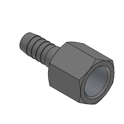 Hose fitting internal thread nipple SUS316L
