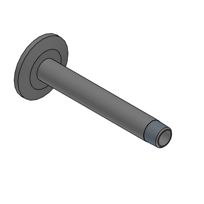 クリーン洗浄品 両端溶接真空管 - NWフランジxオネジ -