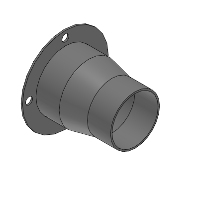 (Precision Cleaning) Duct Hose Fittings - Reducers