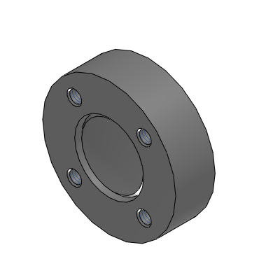 Floating Joints - Flange Mounting - Dual Mountable Side Flange and Cylinder Connector with 4 Sided Wrench Flats - Set