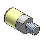 Pousseurs de petit diamètre -Plats filetés-